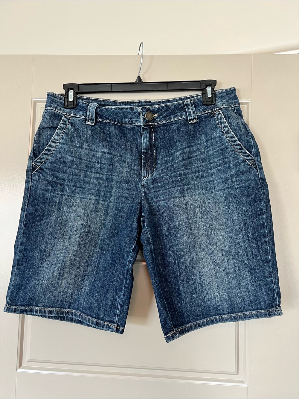 Liz Claiborne Dark Blue Denim Shorts